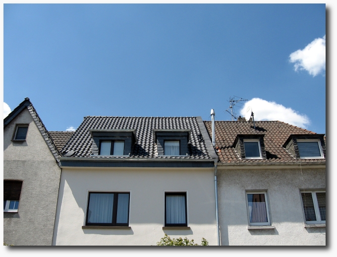 Reihenhaus mit Aufsparrendämmung